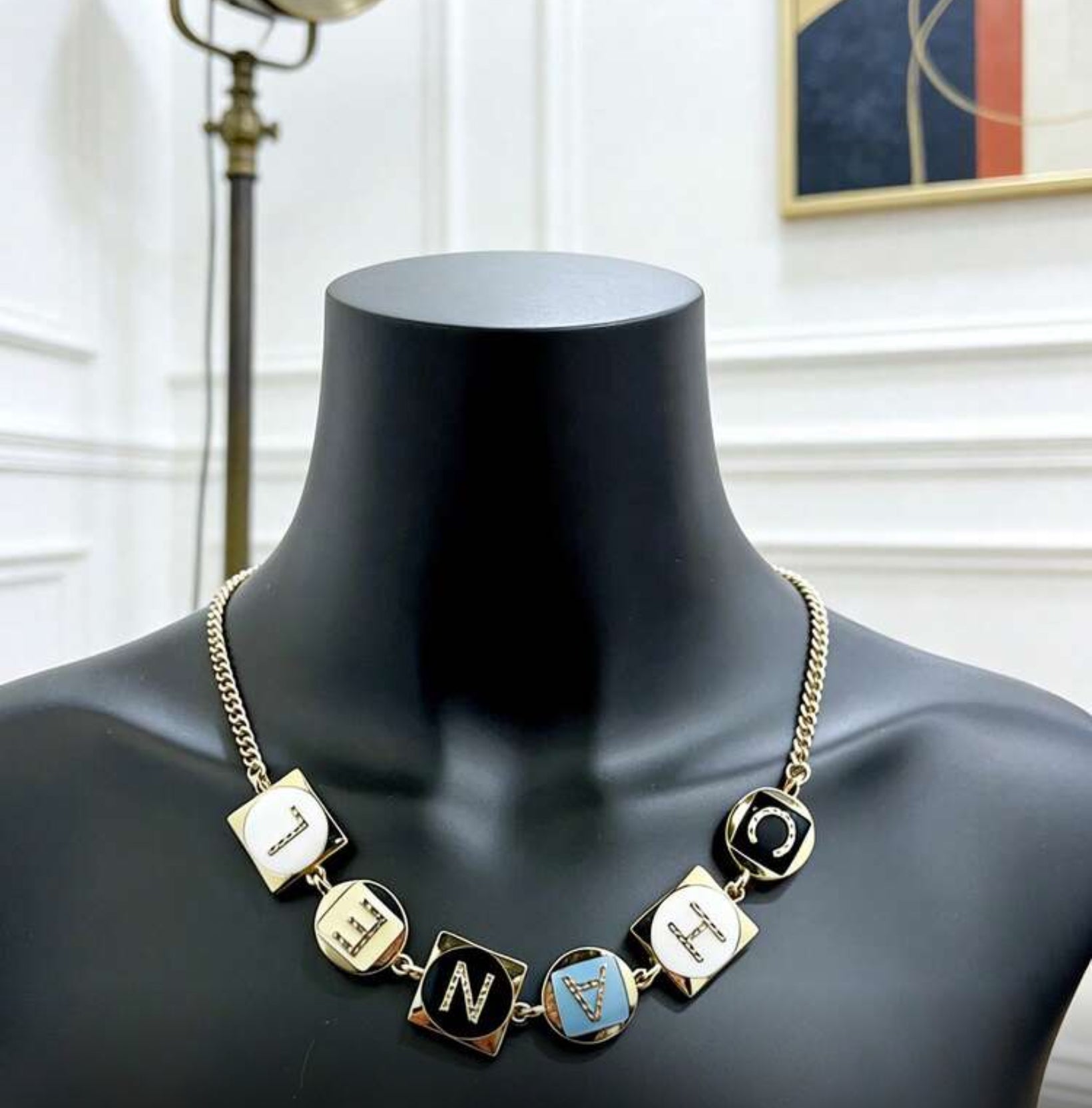 "She want chanel” necklace
