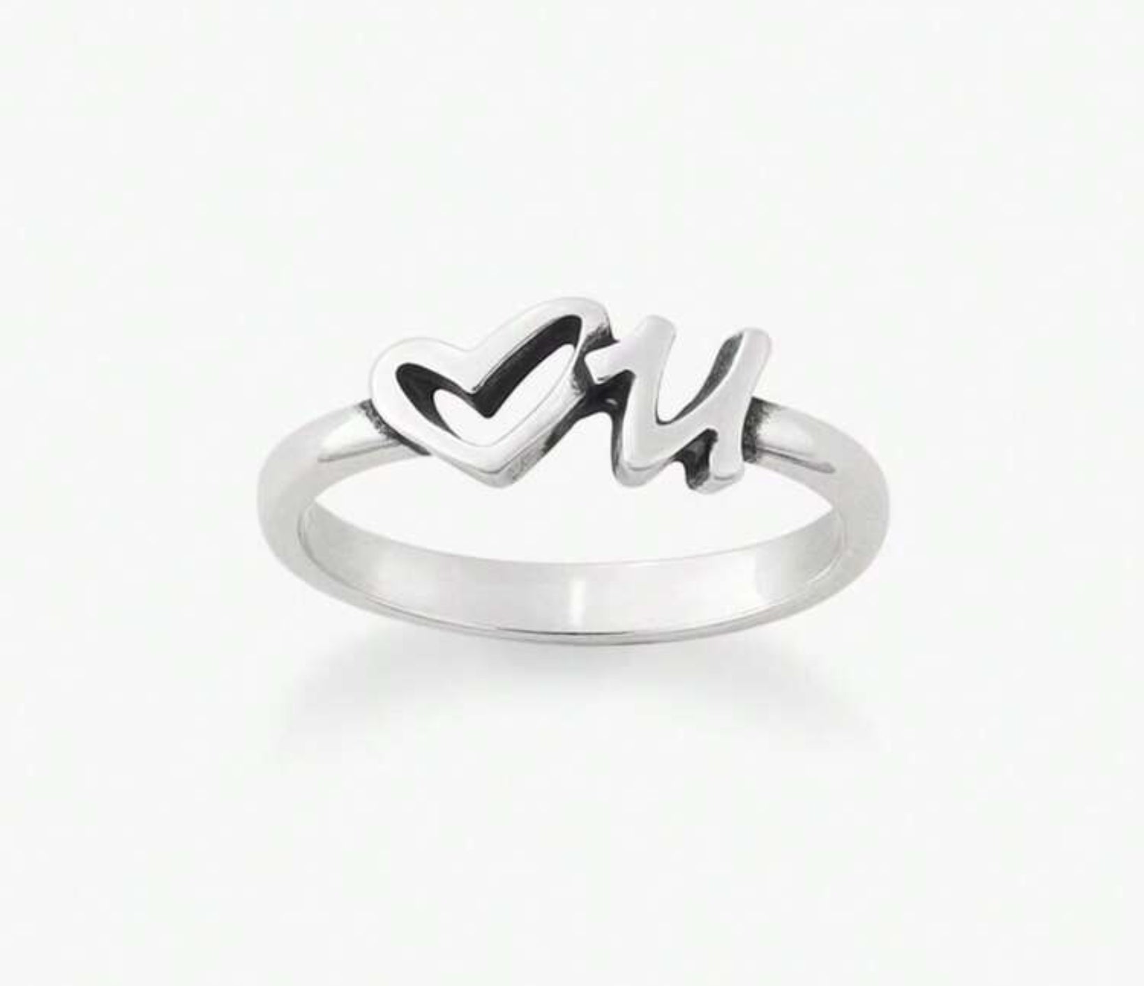 "❤️ u” ring