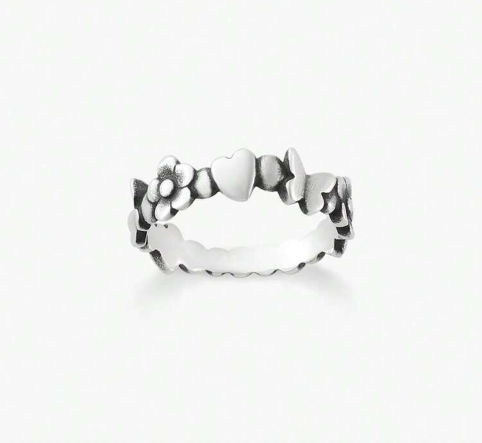 Butterfly Eternity ring