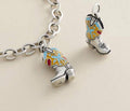 Butterfly Western Boot charm