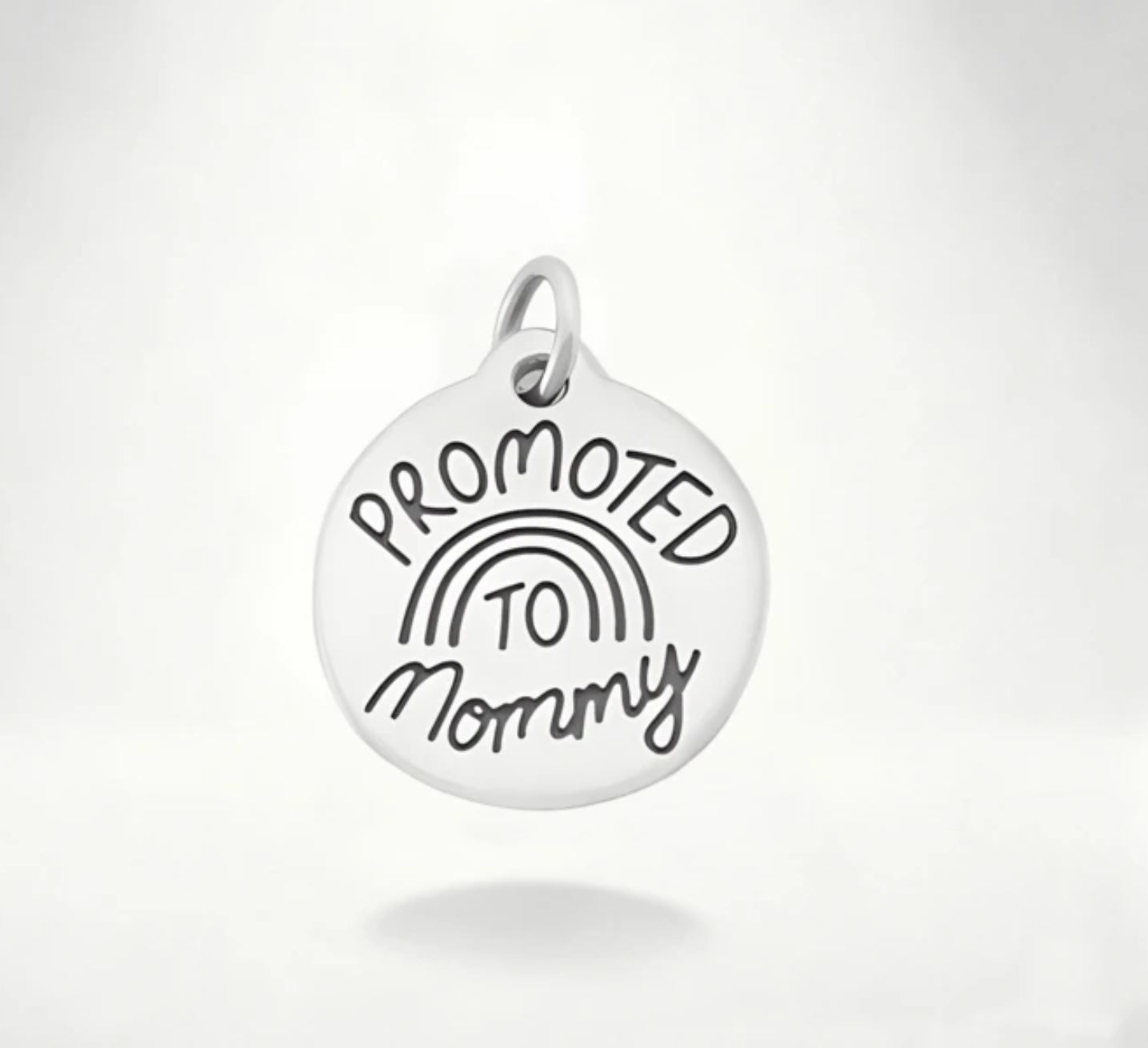 "Promoted To Mommy” Charm